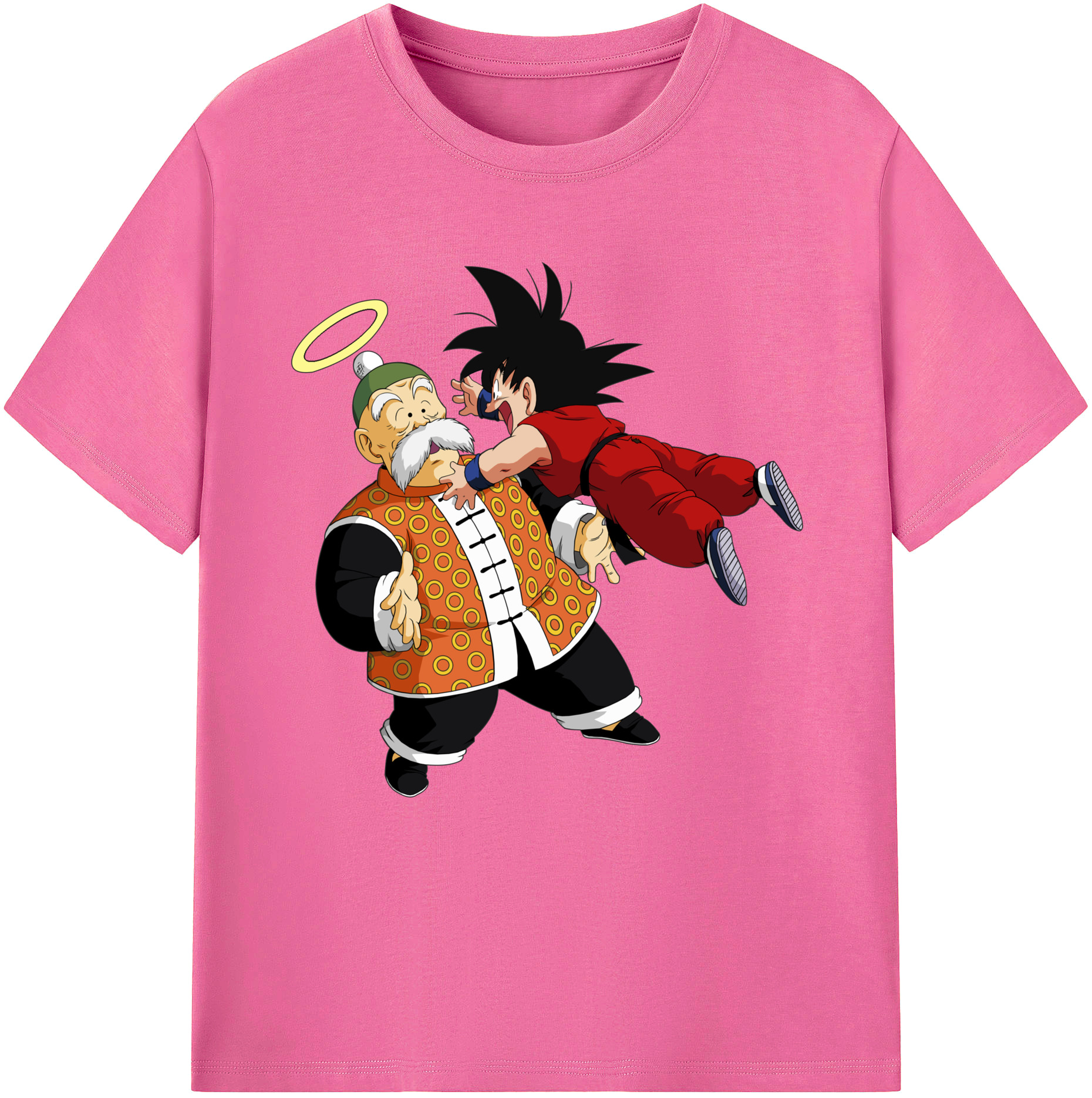 （画像用） ドラゴンボール 孫悟空（そん ごくう）Son Goku カカロット DRAGON BALL Kakarotto レディースカジュアルプリントTシャツ（綿100％）